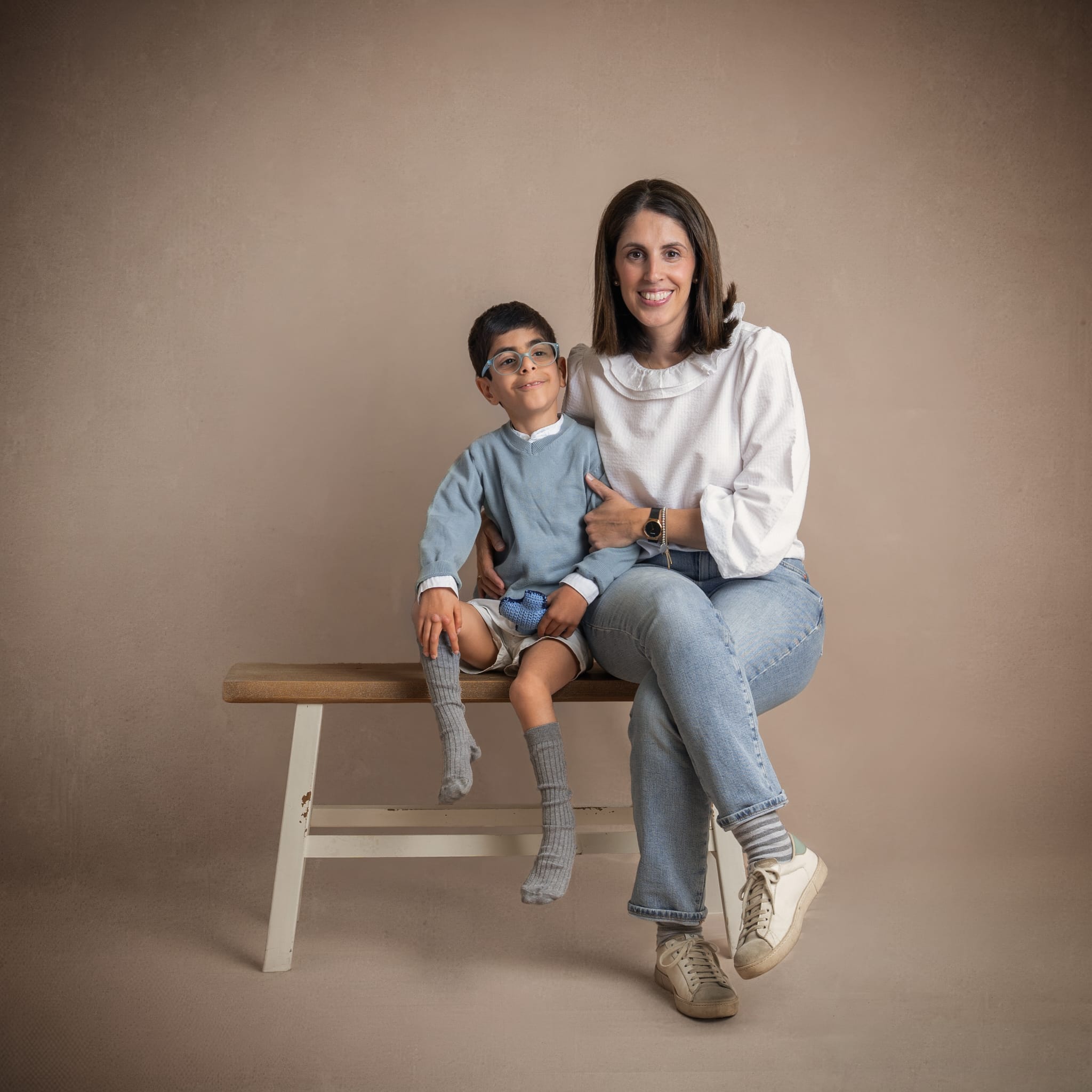 Cristina Villodas con su hijo Iago